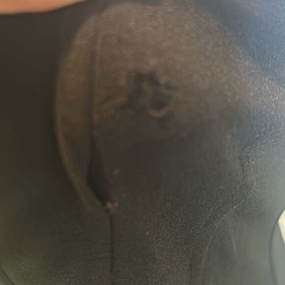 Lulus M Strapless Bustier Corset Maxi Dress Solid Black High Slit Evening Formal - Picture 5 of 12